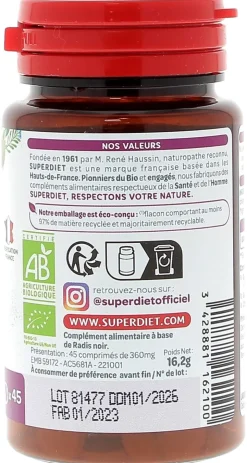 Radis noir bio Super Diet