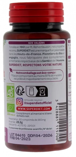 Radis noir bio Super Diet