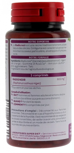 Radis noir bio Super Diet