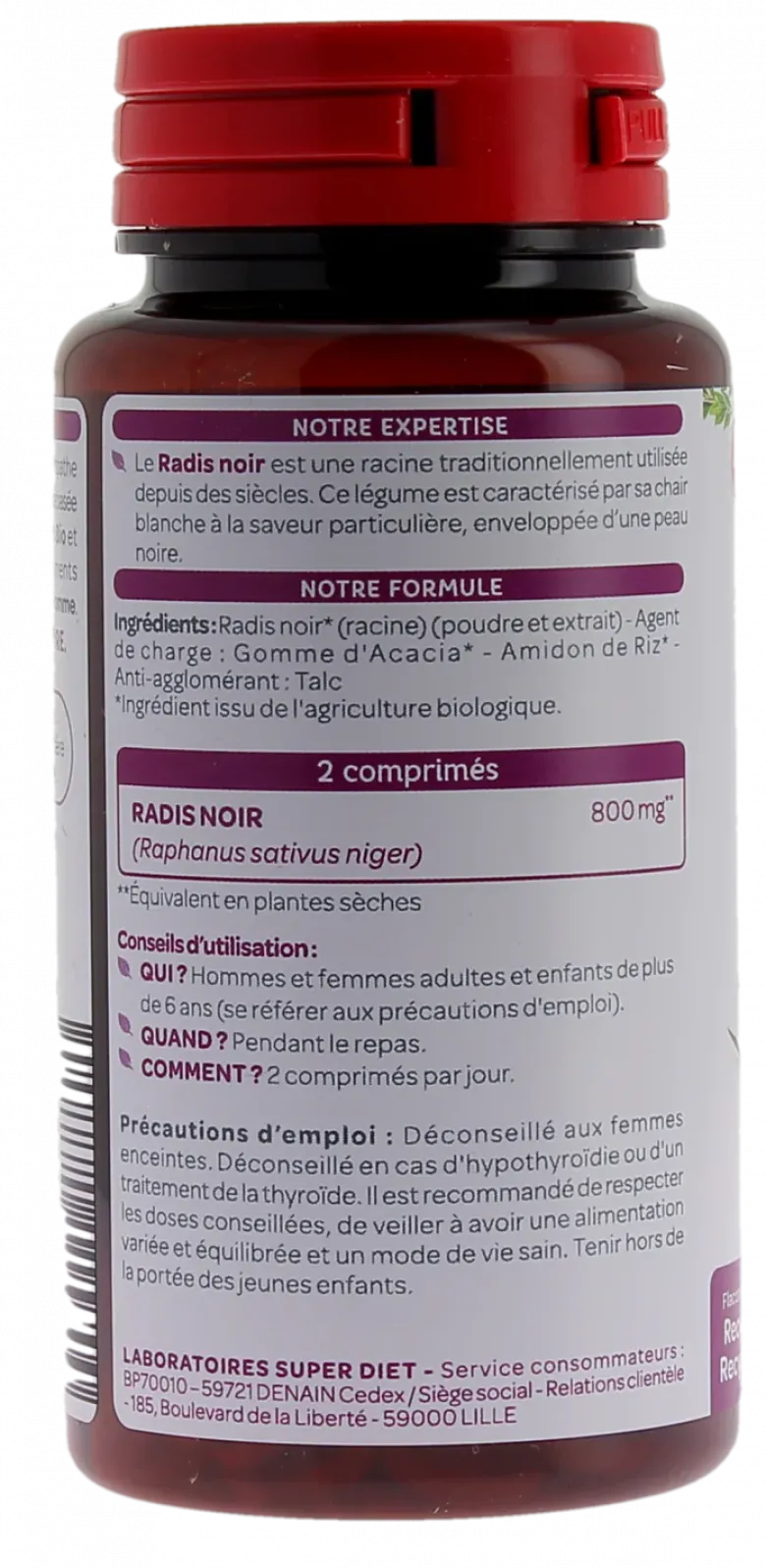 Radis noir bio Super Diet