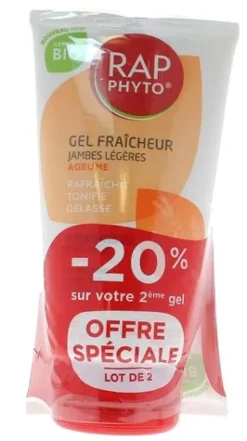 Rap phyto gel tonic jambes légères parfum agrumes