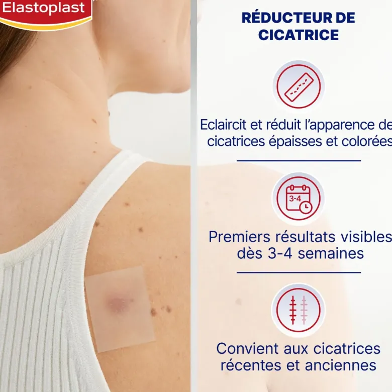 Réducteur de cicatrices Elastoplast - boite de 21 patchs