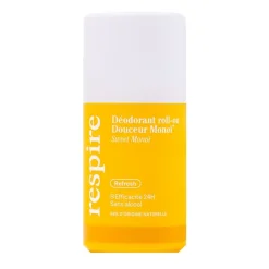 Recharge déodorant roll-on douceur monoï efficacité 24h Respire