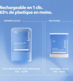 Recharge déodorant soin 24h Krème - recharge de 50g