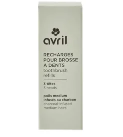 Recharges pour brosse à dents Avril - boîte de 3 têtes de brosse à dents