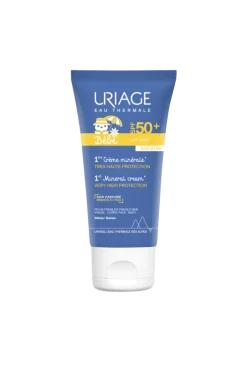 1ère crème minérale SPF 50+ bébé Uriage - tube de 50 ml