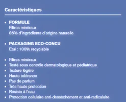 1ère crème minérale SPF 50+ bébé Uriage - tube de 50 ml