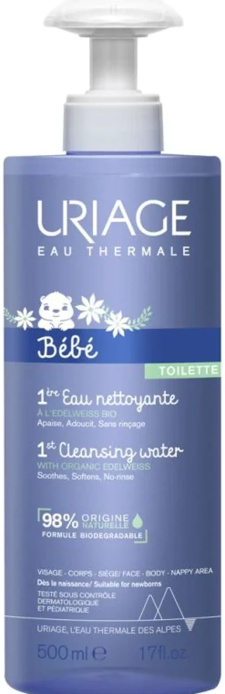 1ère eau nettoyante bébé Uriage
