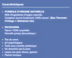 1ère eau nettoyante bébé Uriage