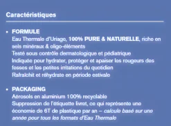 1ère eau thermale bébé Uriage - Brumisateur de 150 ml