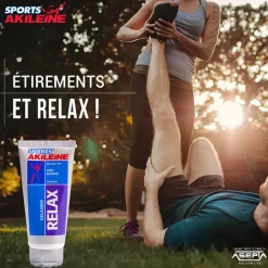 Relax gel anti-fatigue Akileïne sport - tube de 75 ml