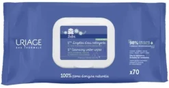 1ère lingettes d'eau nettoyante Uriage - sachet de 70 lingettes