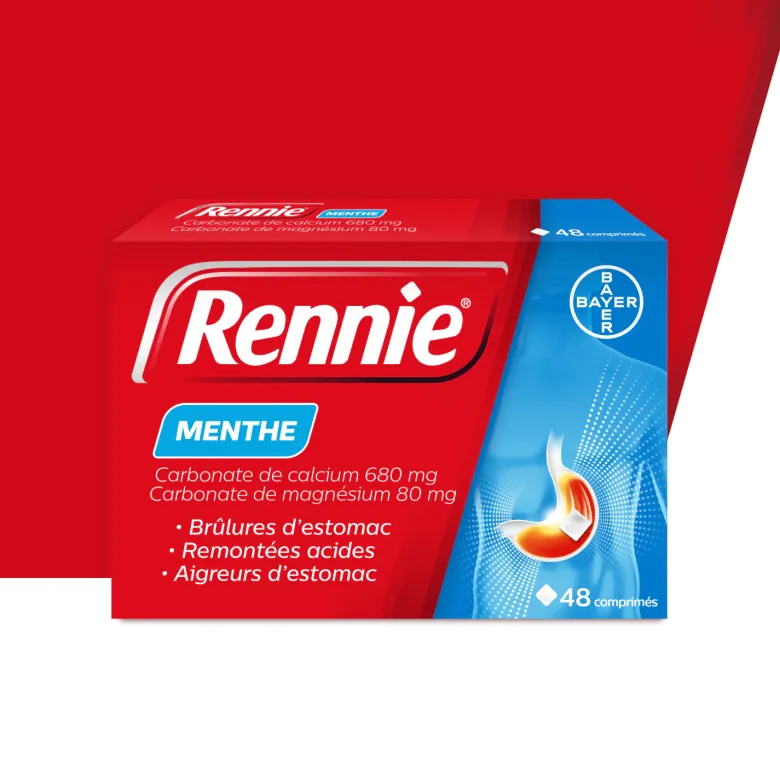 Rennie menthe - boîte de 48 comprimés