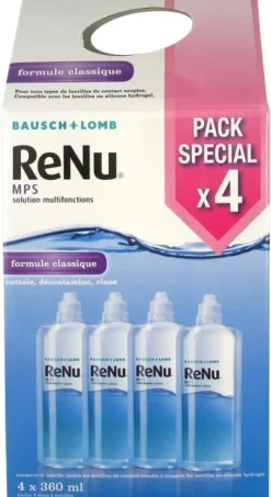 ReNu MPS Solution multifonctions formule classique Bausch Lomb