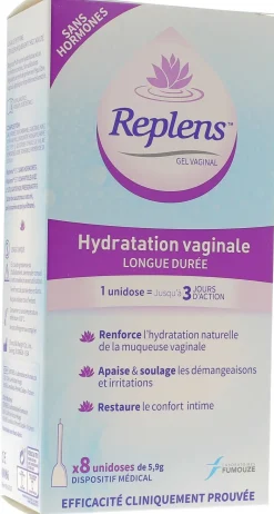 Replens gel vaginal – 8 doses