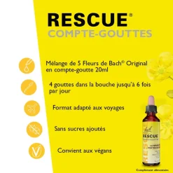 Rescue Fleur de Bach Famadem concentré de sérénité