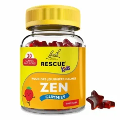 Rescue kids Zen journées calmes gummies goût fraise - pot de 30 gummies