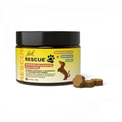 Rescue Pets Friandises relaxantes pour chiens Fleurs de Bach - boite de 60 friandises