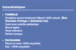 1ère senteur eau de soin parfumée Uriage - flacon de 50 ml