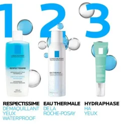 Respectissime Démaquillant yeux waterproof La Roche-Posay - flacon de 125 ml