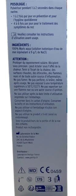 Respimer spray nasal nez bouché, nez qui coule – spray 100 ml