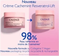 Resveratrol-Lift Crème cachemire redensifiante Caudalie - pot de 50ml