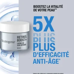 Retinol Boost+ crème hydratante de nuit anti-âge intense Neutrogena - pot de 50ml