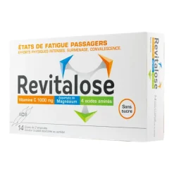 Revitalose ampoule sans sucre états de fatigue passager – 14 ampoules