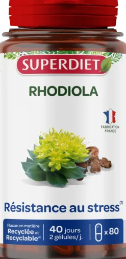 Rhodiola Superdiet - pot de 80 gélules