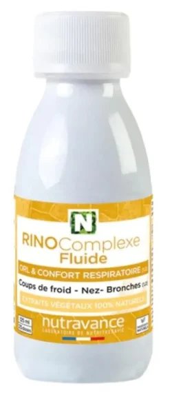 RINOComplexe fluide ORL et confort respiratoire Nutravance - flacon de 125ml