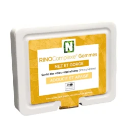RINOComplexe Gommes nez et gorge Nutravance - boite de 45 gommes