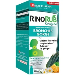 RinoRub Eucalyptus Solution buvable bronches et gorge Forté Pharma - flacon de 120ml