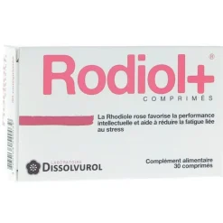 Rodiol + complément alimentaire Dissolvurol - boite de 30 comprimés