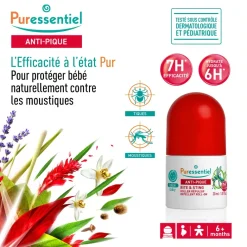 Roller répulsif bébé anti-pique Puressentiel - Roll-on de 30ml