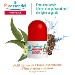 Roller répulsif bébé anti-pique Puressentiel - Roll-on de 30ml