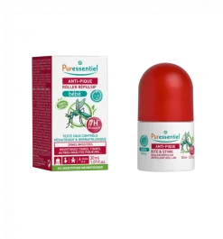 Roller répulsif bébé anti-pique Puressentiel - Roll-on de 30ml