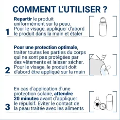 Roll-on anti-moustiques actif végétal Insect Ecran - roll-on de 50ml