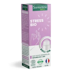 Roll-on aux huiles essentielles Stress bio Santarome - roll-on de 10ml