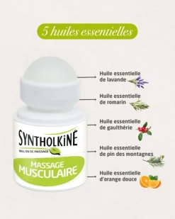 Roll-on de massage musculaire Syntholkiné – 50 ml