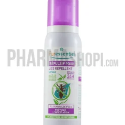 Répulsif poux Puressentiel - spray de 75 ml