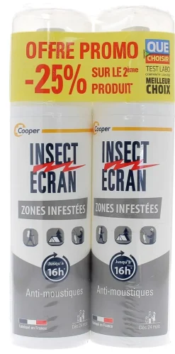 Répulsif Zones Infestées Adultes & Enfants Insect Ecran
