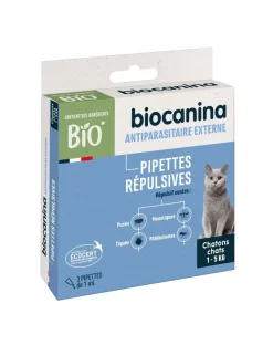 répulsives antiparasitaire externe chat 1 à 5kg Biocanina