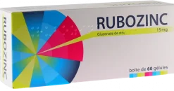 Rubozinc 15mg gélule