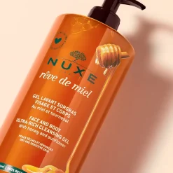 Rêve de miel gel lavant surgras visage et corps Nuxe