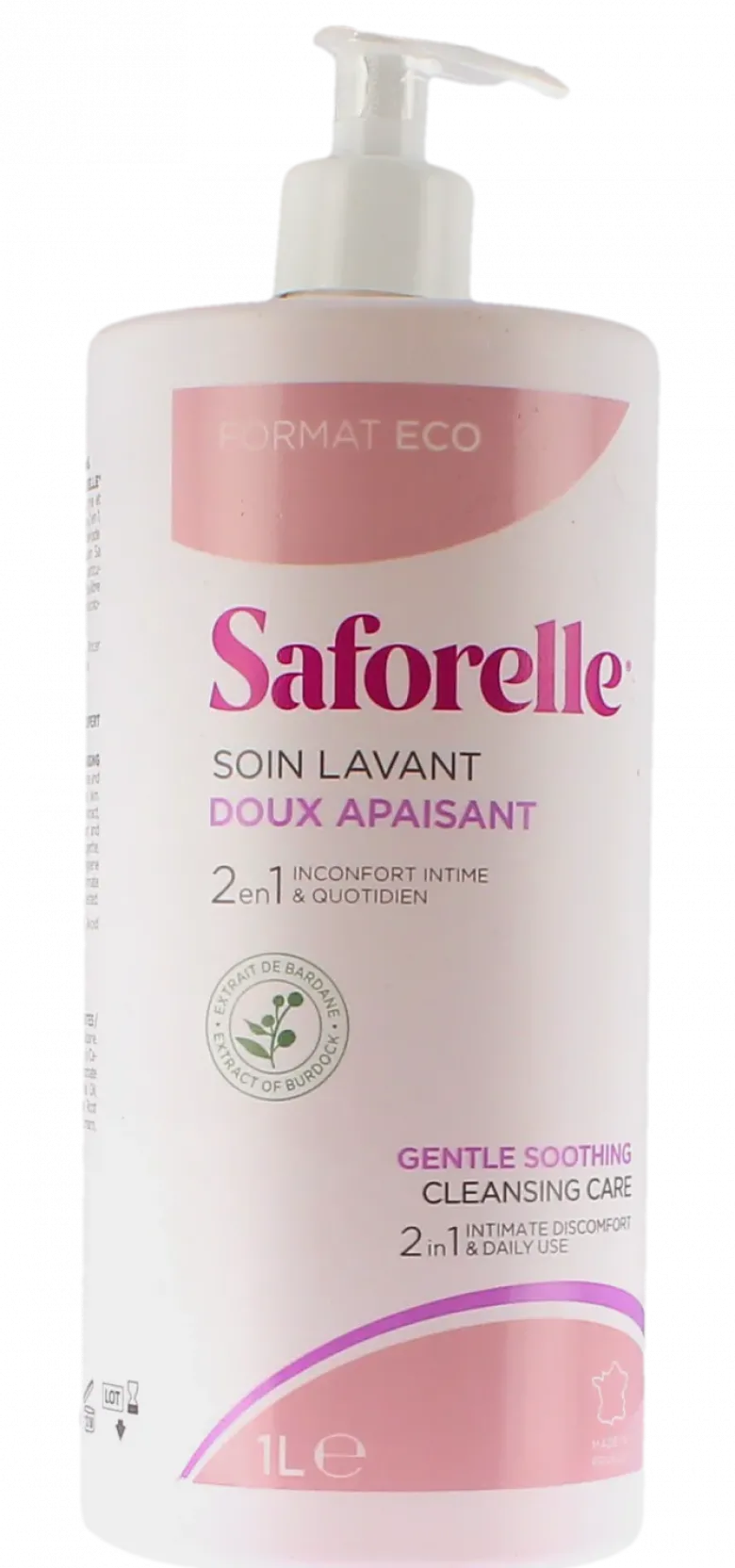 Saforelle Soin lavant doux toilette intime