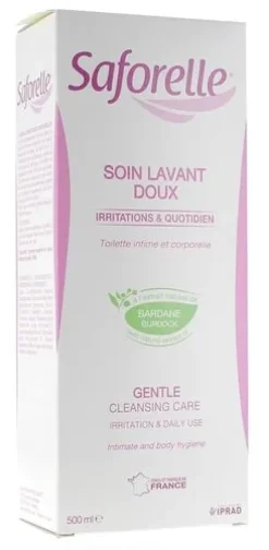 Saforelle Soin lavant doux toilette intime