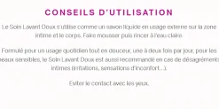 Saforelle Soin lavant doux toilette intime