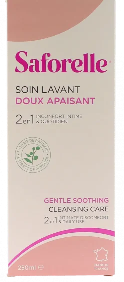 Saforelle Soin lavant doux toilette intime