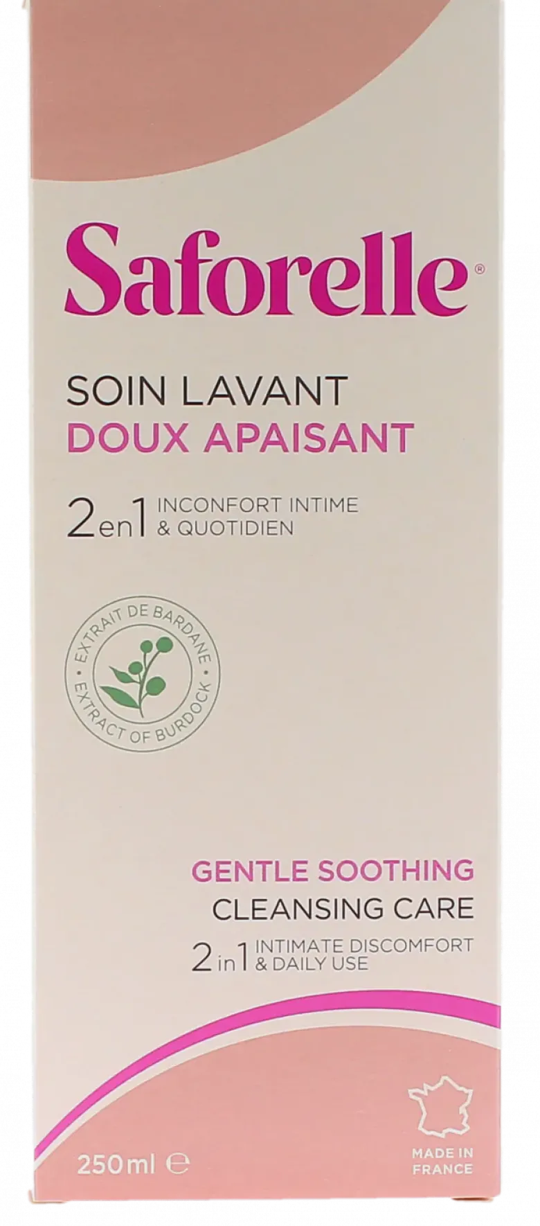 Saforelle Soin lavant doux toilette intime