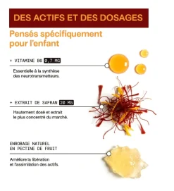 Safran B6 enfants sans sucres Mium Lab - pot de 30 gummies